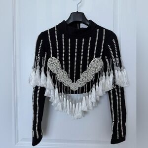 Stylekeepers Statement Embellished Tassel Top Party Festival Fashion‎ S Sweater